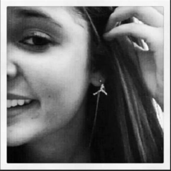 MICHAEL JORDAN‎ SILVER - PLATED PAIR STUD EARRINGS SILVER BLACK JUMPMAN JUMP MAN - Picture 5 of 5